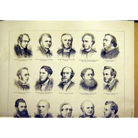 1875 New Testament Revision Company Portrait Print
