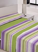 Casa Campo  Juego De Sábanas Delave (Verde/Morado)