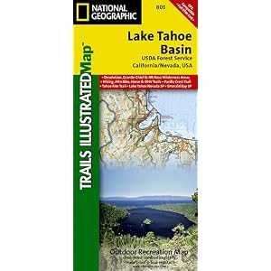 Lake Tahoe Basin - Trails Illustrated Map #803 (National Geographic Maps: Trails Illustrated)