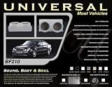 BassForms BF210 Universal 2-Inch - 10-Inch Sealed Enclosure
