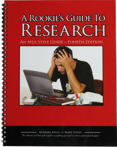 cheap A Rookie's Guide to Research