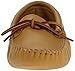 Minnetonka Men's Double Deerskin Soft Leather Sole Moccasin