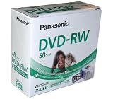 Panasonic DVD- 8 cm, Verbrauchsmaterial zu DVD- Camcorder 5er Pack, 8 cm DVD RW, 60 Minuten