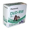 Panasonic DVD- 8 cm, Verbrauchsmaterial zu DVD- Camcorder 5er Pack, 8 cm DVD RW, 60 Minuten