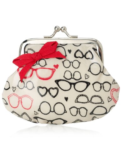 Accessorize Womens I Like To Wear My Glasses Clipframe Purse