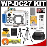 Canon WP-DC27 Waterproof Case with NB-5L Battery + Case + Tripod + Cameta Bonus Accessory Kit for PowerShot SD990 IS Digital Camera
