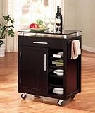 West Port Kitchen Cart By Coaster Furniture