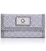 G by GUESS Royal G Checkbook Clutch, GREY