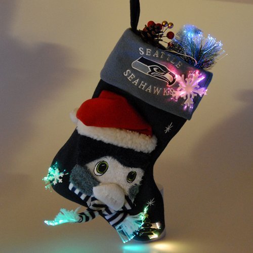 Seattle Seahawks Mascot Fiber Optic Stocking