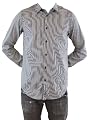 Ben Sherman Men's Diver Long Sleeve Woven Shirt,Black,Small