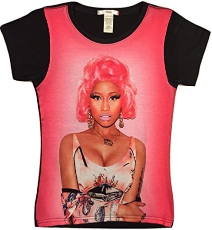 King Womens Graphic T-shirt (X-Large, Nicki Minaj Pink Hair)