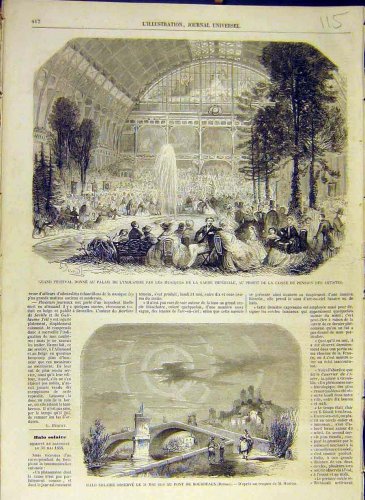 1858 FESTIVAL INDUSTRIAL PALACE MUSIC SUN HALO DROME