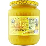 Honey Bee Raw Linden Honey (Pure Unprocessed & Unfiltered Naturally Crystallized) (35 oz)