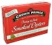 Crown Prince Smoked Oysters in Cottonseed Oil, 3.75-Ounce (Pack of 9)