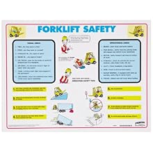 Brady FLSP 18" Height, 24" Width, Forklift Safety Poster