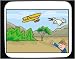 Decorated Mouse Pad with hills, Poland, Europe, flying, sailplane, toy, glider, boy, child, bird