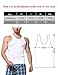 Men Undershirt Sleeveless Tank Top Workout Sports Slimming A-Shirt (Pack of 6)