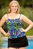 Longitude® Rhumba Cami Skirtini - Plus Size Swimsuit Plus Size Swimsuit