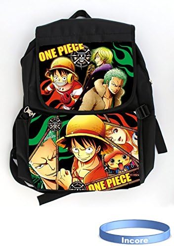 Incore Kidway Anime Cartoon Kid's girl's Gift Boy beautiful Backpack School Book Campus Bag - one Piece Four groups