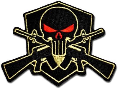 Tactical Skull Shield ACU Velcro Patch