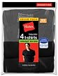 Mens Hanes 4 Pack ComfortSoft Dyed Crew Undershirts - 2165P4