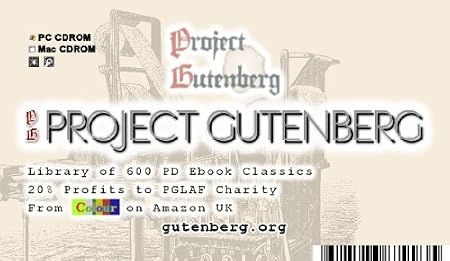 Il Progetto Gutenberg E-Libri CD ROM di 600 Libri Cassici in Inglese (English Books) da Shakespeare Dickens Bibbia Corano Marx Stevenson Bronte Carroll Christie Confucio Kipling Sun Tzu Stoker Cartesio, Kant, Dante Shelley Wilde Da Vinci Joyce Poe Esopo Roget Blake Ransome + Più