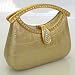 Elegant Lady Evening Bag/Purse-Crocodile-Like Quality Pu Material with Clear Water Crystal Handle & Long shoulder Chain,The Most High-End Lady Evening Bag You Never Seen in The Market at Very Competative Price. Convenient Size at 6L x 5H x 2W Beautiful Beige Color.100% Satisfaction Guaranteed