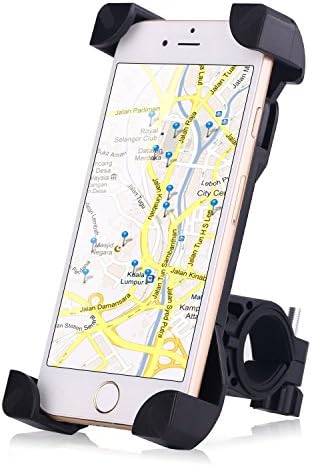 Dashtop Bicycle Mount Holder,Universal Bicycle Phone Holder,Cycle Adjustable Cradle Handlebar Roll Bar For IOS Android Smart phone,GPS and other devices,with One-button Released, 360 Degrees Rotatable