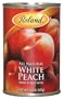Roland White Peaches Halves in Syrup, 15-Ounce Can (Pack of 12)