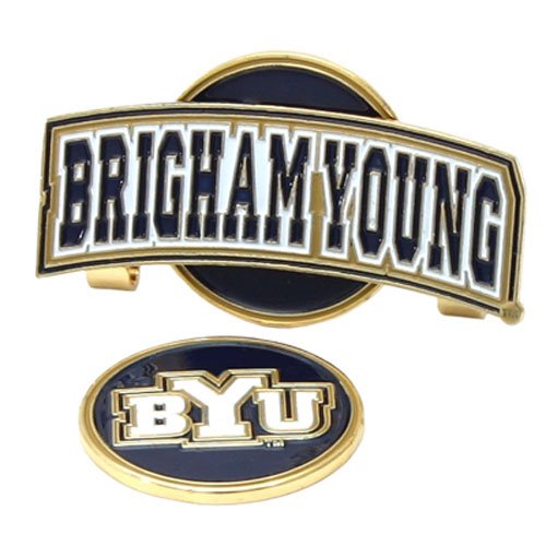 Brigham Young Cougars Ncaa Hat Clip W/ Golf Ball Marker