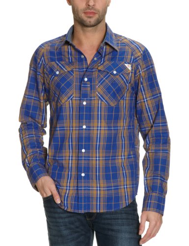 G-STAR Herren Freizeithemd ARIZONA GRANVILLE SHIRT L/S, Gr. 48/50 (M), Blau (hudson blue 1 Preisvergleich