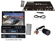 Pyle DVD/HDTV/Receiver/Camera Package for Car/Truck/SUV -- PLTS77DU 7" Single-DIN In-Dash Motorized TFT/LCD Touchscreen Monitor Receiver with DVD/CD/MP3/MP4/USB/SD/AM-FM/RDS + PLTVATSC1 ATSC Digital Terrestrial HDTV Receiver + PLCM22IR Flush Mount Rear View Camera with 0 Lux Night Vision.