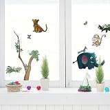Animal Friends-5 - Medium Wall Decals Stickers Appliques Home Decor by 