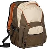 Targus Incognito BTS Backpack Case Designed for 15.6 Inch Laptops TSB15101US Tan with Orange Accents)