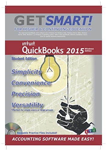 Get Smart with QuickBooks 2015 - Student (Now including 160 day free trial of QuickBooks software)