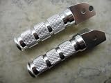 Foot Pegs - Rear Passenger - Honda CBR 600RR 03-08, 1000RR 04-08, 600 F2 F3 F4 F4i 91-06, 900RR 92-99, 929RR 00-01, 954RR 02-03, 1100xx 97-03, 1000F 91-96, VTR 1000 98-03, RVT 1000 RC51 SP1 & SP2, CB1000, VFR 750, VFR 800 - Silver