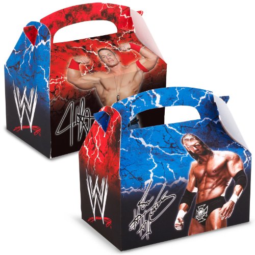 WWE Empty Favor Boxes Party Supplies