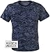 Army Universe Midnight Navy Blue Digital Camouflage Short Sleeve T-Shirt + Pin - Size Medium (37