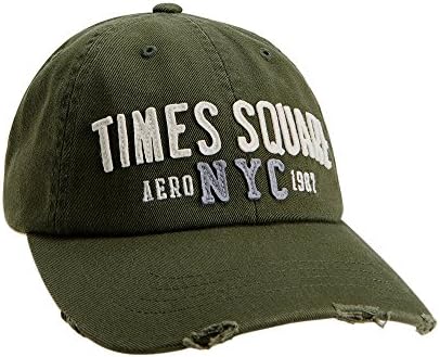 Aeropostale Men's Times Square Adjustable Hat Olive 194