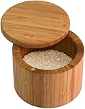 Totally Bamboo Round Salt Box
