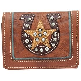 Buy American West Lucky Star Ladies Tri-Fold French Wallet by var goTwisterProductImageStrings = new Object();goTwisterProductImageStrings['prodImageNotAvailTextNoColor'] = 