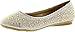 Lucky Top F-54K Little Girls Rhinestone Ballet Ballerina Flats Gold