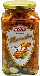 "NAMEKO" (Mushrooms) "HYSON", Marinated Nameko Mushrooms in Reusable Glass Jar, 800g. PRofC
