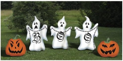 Woodworking Pattern to Make Your Own Ghosts and Pumpkins Boo Yard Art Pattern Set