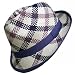 51CyTxUCFfL. AA75  PURPLE VIBRANT PLAID LIGHTWEIGHT FEDORA HAT