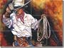 The Red Scarf by Jan Taylor - Artwork On Tile Ceramic Mural 18" x 24" Kitchen Shower Backsplash