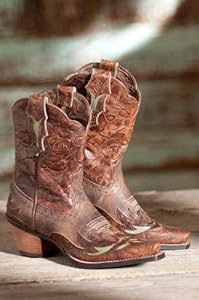 Ariat Women's Dahlia Boot,Dainty Brown/Cognac Floral,6 M US