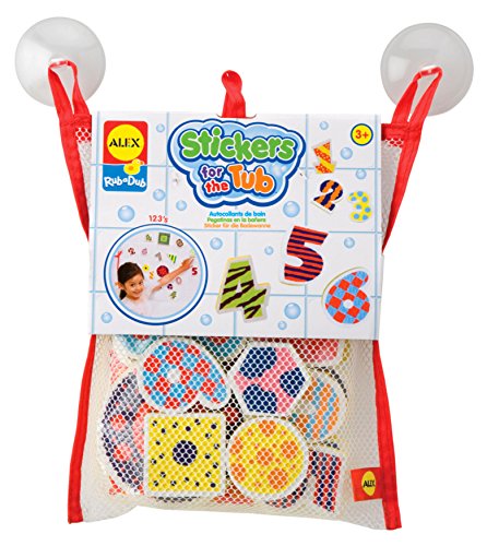 ALEX Toys Rub a Dub Stickers for the Tub Numbers & Shapes