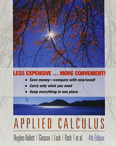 Applied Calculus 4th Edition Binder Ready Version with Binder Ready Survey Flyer Set
