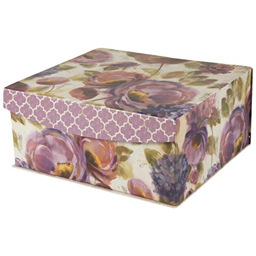 Decorative Nested Flip Top Storage Boxes Nested (Set of 3) (UR3) Home